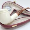 MBSD Meerschaum Bent Billiard Block Meerschaum Tobacco Pipe, High Grade, 9mm Filter [SOLD OUT] - Image 2