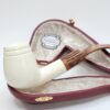 MBSD Meerschaum Bent Billiard Block Meerschaum Tobacco Pipe, High Grade, 9mm Filter [SOLD OUT] - Image 4