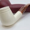MBSD Meerschaum Bent Billiard Block Meerschaum Tobacco Pipe, High Grade, 9mm Filter [SOLD OUT] - Image 8