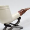 MBSD Meerschaum Bent Billiard Block Meerschaum Tobacco Pipe, High Grade, 9mm Filter [SOLD OUT] - Image 10