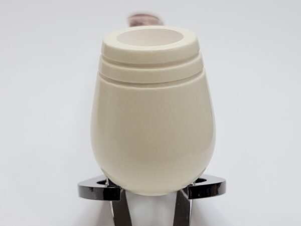 MBSD Meerschaum Bent Billiard Block Meerschaum Tobacco Pipe, High Grade, 9mm Filter [SOLD OUT] - Image 11