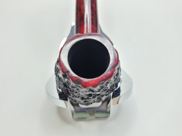 Nording Partially Rusticated Bent Brandy Estate Briar Tobacco Pipe, Denmark [SOLD OUT] - Image 5