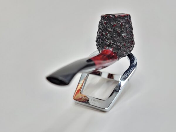 Nording Partially Rusticated Bent Brandy Estate Briar Tobacco Pipe, Denmark [SOLD OUT] - Image 8