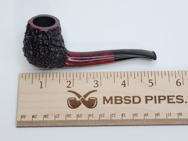 Nording Partially Rusticated Bent Brandy Estate Briar Tobacco Pipe, Denmark [SOLD OUT] - Image 12