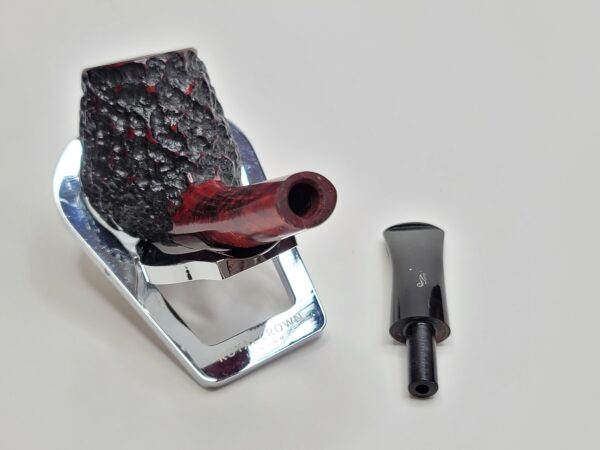 Nording Partially Rusticated Bent Brandy Estate Briar Tobacco Pipe, Denmark [SOLD OUT] - Image 14
