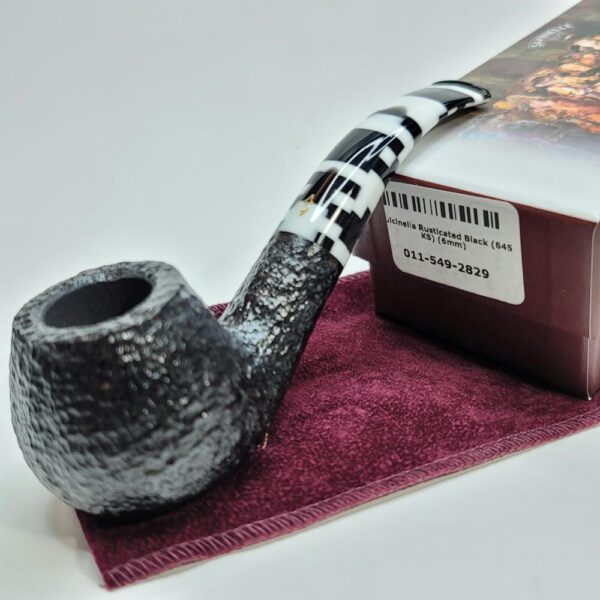 Savinelli Pulcinella 645 KS Rusticated, Unsmoked, 6mm [SOLD OUT] - Image 3