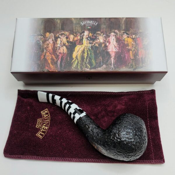 Savinelli Pulcinella 645 KS Rusticated, Unsmoked, 6mm [SOLD OUT] - Image 4