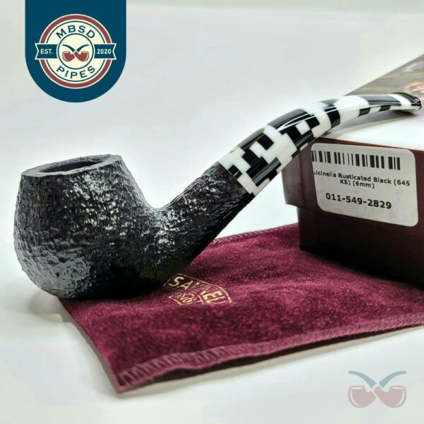 Savinelli Pulcinella 645 KS Rusticated, Unsmoked, 6mm [SOLD OUT]