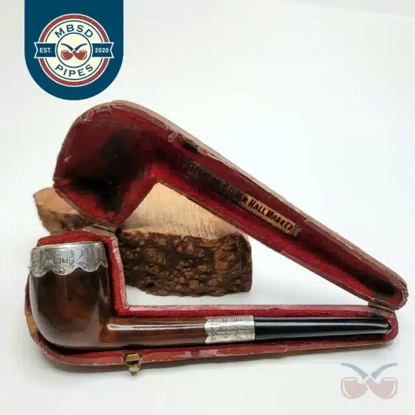 Antique 1900 T.C.G. Straight Billiard, Hallmarked Sterling Silver [SOLD OUT]