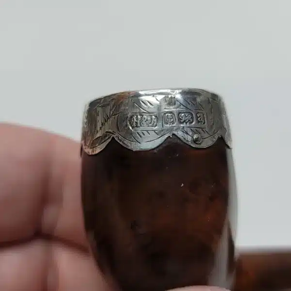 Antique 1900 T.C.G. Straight Billiard, Hallmarked Sterling Silver [SOLD OUT] - Image 8
