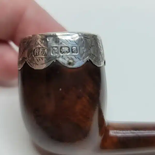 Antique 1900 T.C.G. Straight Billiard, Hallmarked Sterling Silver [SOLD OUT] - Image 9