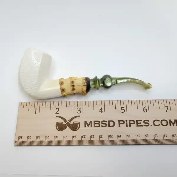 MBSD Meerschaum Bamboo Panel Block Meerschaum Pipe [SOLD OUT] - Image 14