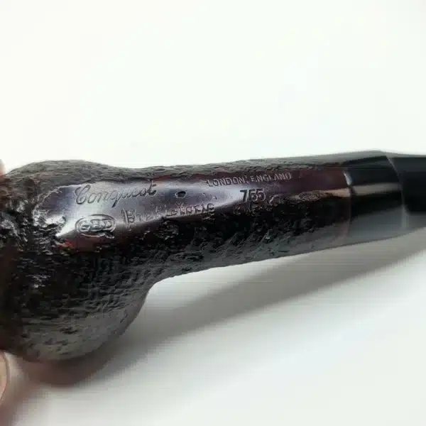 GBD Prehistoric Conquest Sandblasted Apple (755) (pre-1980) Tobacco Pipe [SOLD OUT] - Image 3