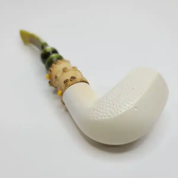 MBSD Meerschaum Bamboo Panel Block Meerschaum Pipe [SOLD OUT] - Image 4