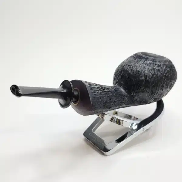 Bennie Joe Pipes Rusticated Tomato Briar Pipe, Ebonite [SOLD OUT] - Image 7