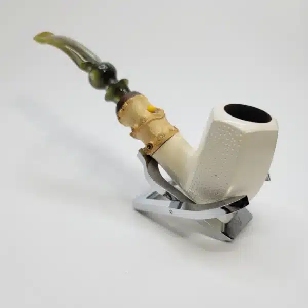 MBSD Meerschaum Bamboo Panel Block Meerschaum Pipe [SOLD OUT] - Image 8