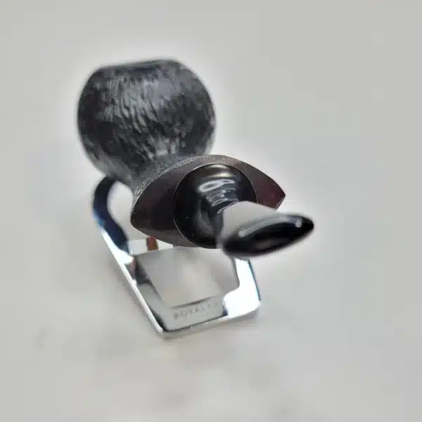 Bennie Joe Pipes Rusticated Tomato Briar Pipe, Ebonite [SOLD OUT] - Image 8