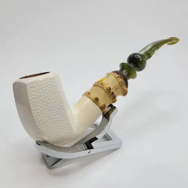 MBSD Meerschaum Bamboo Panel Block Meerschaum Pipe [SOLD OUT] - Image 10