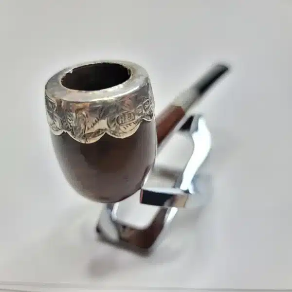 Antique 1900 T.C.G. Straight Billiard, Hallmarked Sterling Silver [SOLD OUT] - Image 11
