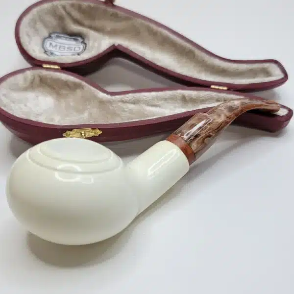 MBSD Meerschaum Deluxe Bent Tomato, 9mm Filter [SOLD OUT] - Image 14