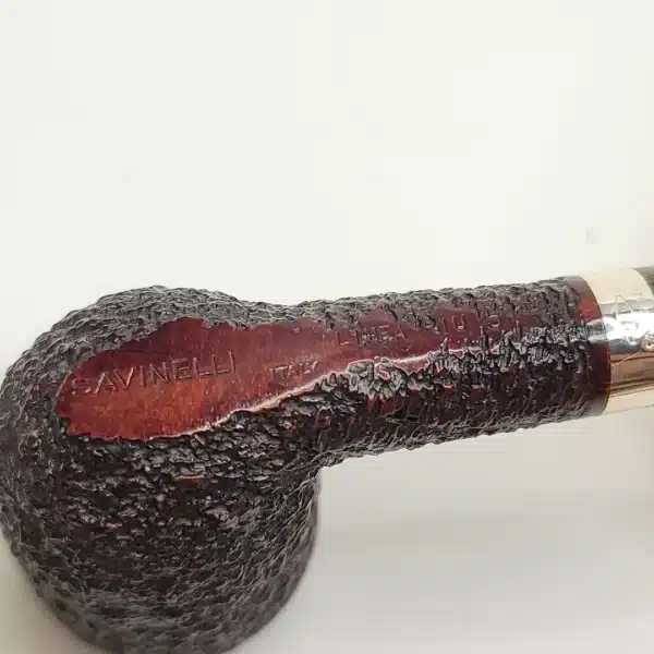 Savinelli Linea Piu 5 Rusticated Pot, Estate, 6mm [SOLD OUT] - Image 16