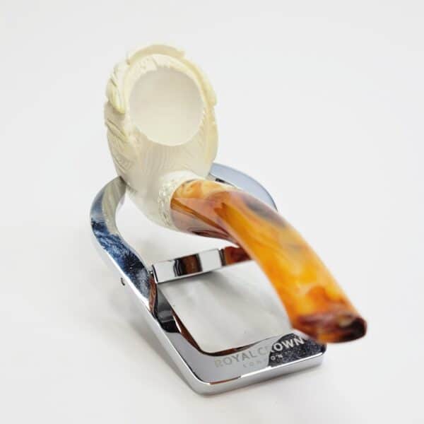 Chief Skull Block Meerschaum Pipe, Unsmoked [SOLD OUT] - Image 7