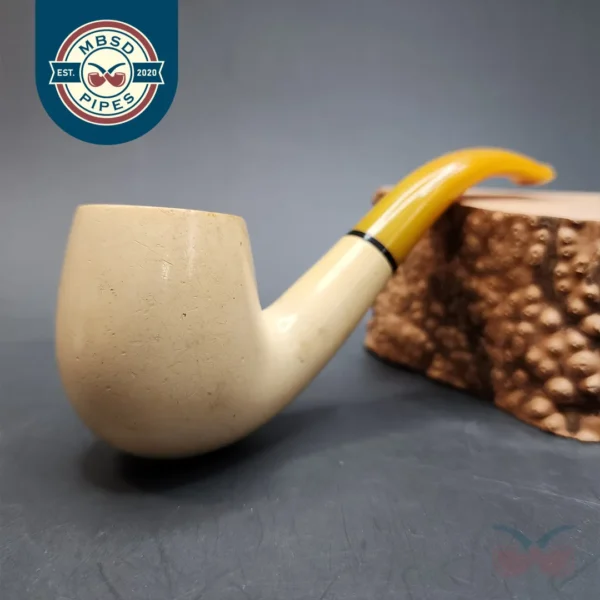 Vintage Block Meerschaum, Bent Apple, Estate [SOLD OUT]
