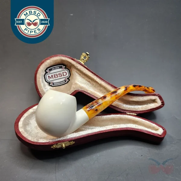 Small MBSD Meerschaum Bent Apple, Unsmoked [SOLD OUT]