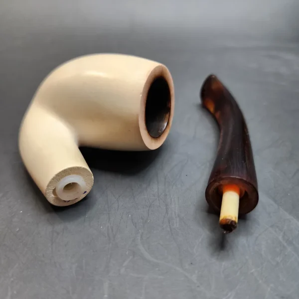 Vintage Bent Egg Block Meerschaum Pipe [SOLD OUT] - Image 11