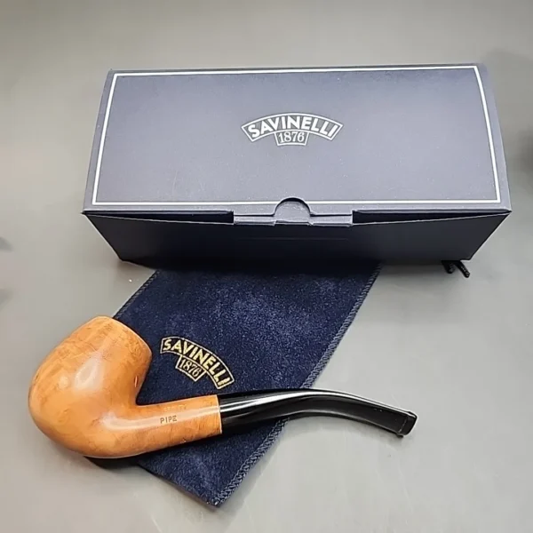 Savinelli University First Pipe, Natural Billiard, Unsmoked, 6mm [SOLD OUT] - Image 3