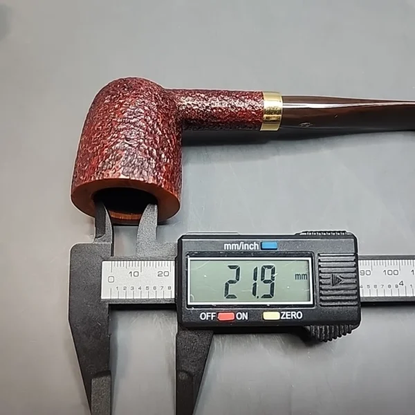Savinelli Polo 412 KS, Sandblast, 6mm (NOS) [SOLD OUT] - Image 11