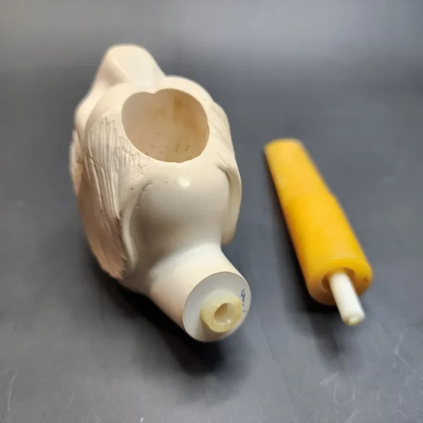 Vintage Hunting Dog Block Meerschaum Pipe [SOLD OUT] - Image 11