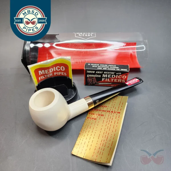 Vintage Medico Block Meerschaum Pipe, Unsmoked [SOLD OUT] - Image 3