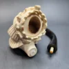 Vintage Block Meerschaum Pipe of Woman w/ Crown - Image 9