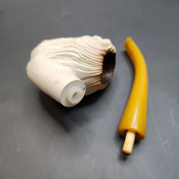 Vintage Lion Block Meerschaum Pipe [SOLD OUT] - Image 12