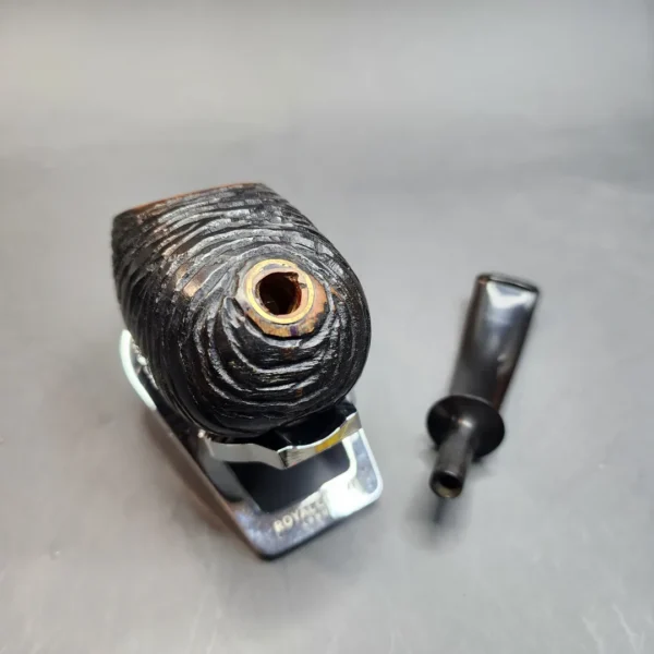 Bennie Joe Rusticated Nautilus Artisan Spanish Briar Tobacco Pipe, Indonesian [SOLD OUT] - Image 5