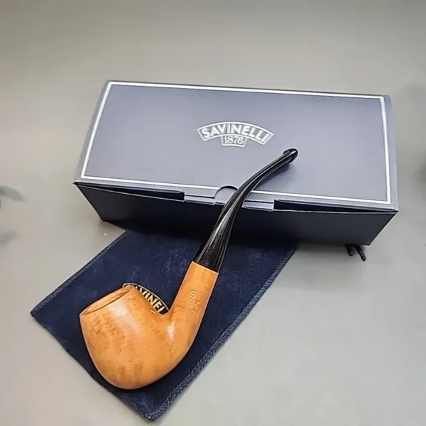 Savinelli University First Pipe, Natural Billiard, Unsmoked, 6mm [SOLD OUT] - Image 4