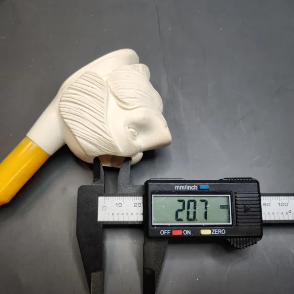 Vintage Hunting Dog Block Meerschaum Pipe [SOLD OUT] - Image 9