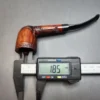 Antique Walnut Partially Rusticated Briar Pipe, Unsmoked [SOLD OUT] - Image 9