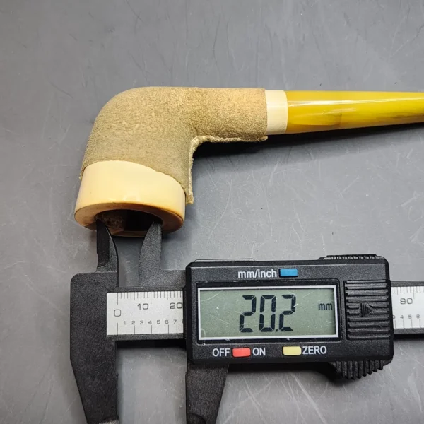 Vintage Sheep Skin Wrapped Block Meerschaum Pipe [SOLD OUT] - Image 10