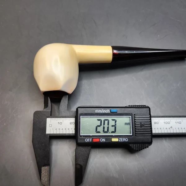 Half Panel Block Meerschaum Pipe, Estate, Case [SOLD OUT] - Image 12