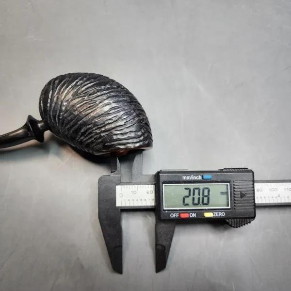 Bennie Joe Rusticated Nautilus Artisan Spanish Briar Tobacco Pipe, Indonesian [SOLD OUT] - Image 15