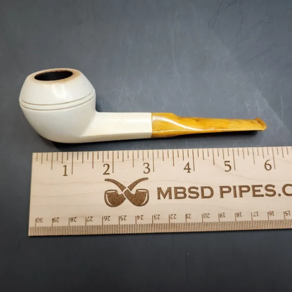 Straight Bulldog Block Meerschaum Pipe [SOLD OUT] - Image 5