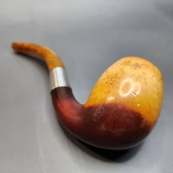 Antique Block Meerschaum Bent Billiard Pipe [SOLD OUT] - Image 3