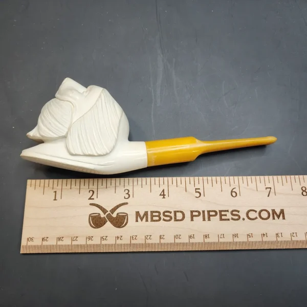 Vintage Hunting Dog Block Meerschaum Pipe [SOLD OUT] - Image 10