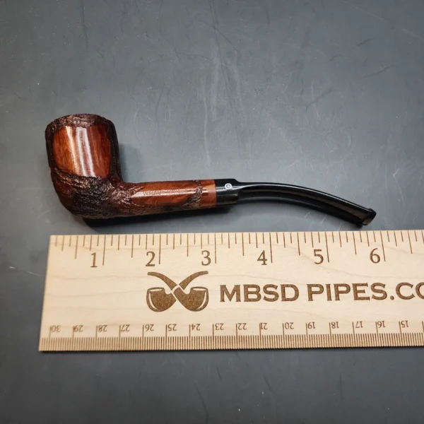 Antique Walnut Partially Rusticated Briar Pipe, Unsmoked [SOLD OUT] - Image 10