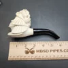Vintage Block Meerschaum Pipe of Woman w/ Crown - Image 10