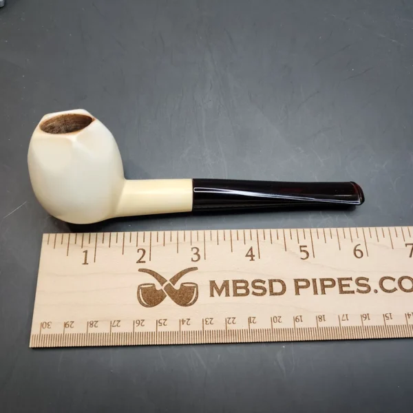 Half Panel Block Meerschaum Pipe, Estate, Case [SOLD OUT] - Image 13