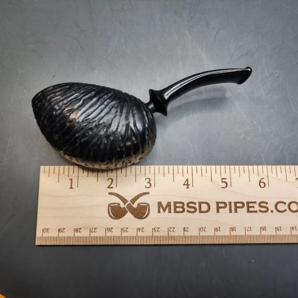 Bennie Joe Rusticated Nautilus Artisan Spanish Briar Tobacco Pipe, Indonesian [SOLD OUT] - Image 16