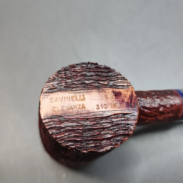 Savinelli Eleganza 310 KS Rusticated Dark Brown, 6mm [SOLD OUT] - Image 6